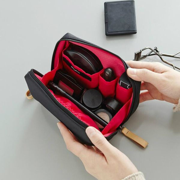 

1 solid cosmetic bag korean style ladies cosmetic bag pouch cosmetic bag waterproof makeup storage box case