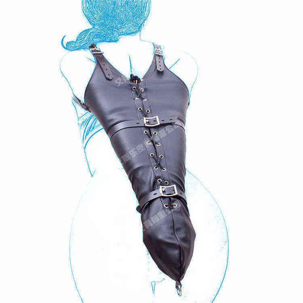 NXY Sex Adult Toy Cosplay Donna Slave Restrizioni Mano Braccio Polsini Bondage Cintura Borse Bdsm Fetish Wear Imbracatura in pelle Giochi per coppie1216