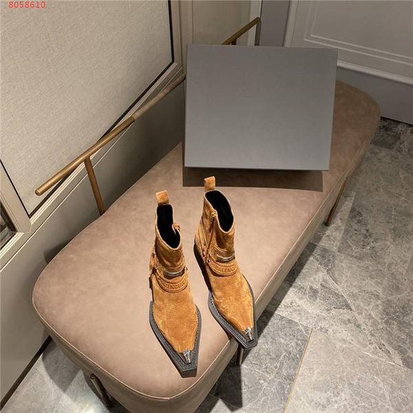 

womens metal tip toes ankle boots,metal mid heel fashion boots motorcycle style knight boots original packaging, Black