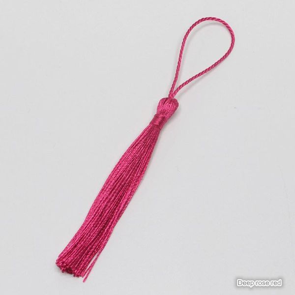 

50pcs polyester silk tassel fringe diy home curtain clothing sewing craft supplies charm pendant bookmark tassels h jlldgk