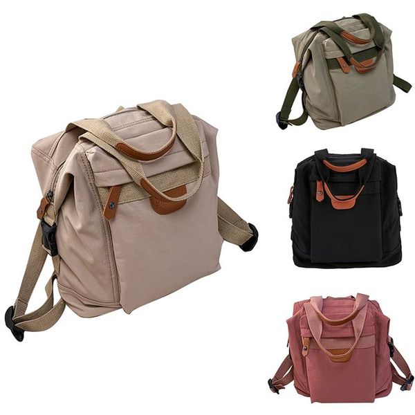 

backpack style fashion female student school bag canvas travel girl laptop