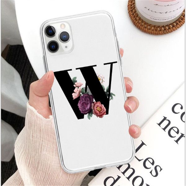 

english letters cases for 12mini 12 pro max protective cover transparent soft shell iphone11promax mobile phone case samsung custom logo