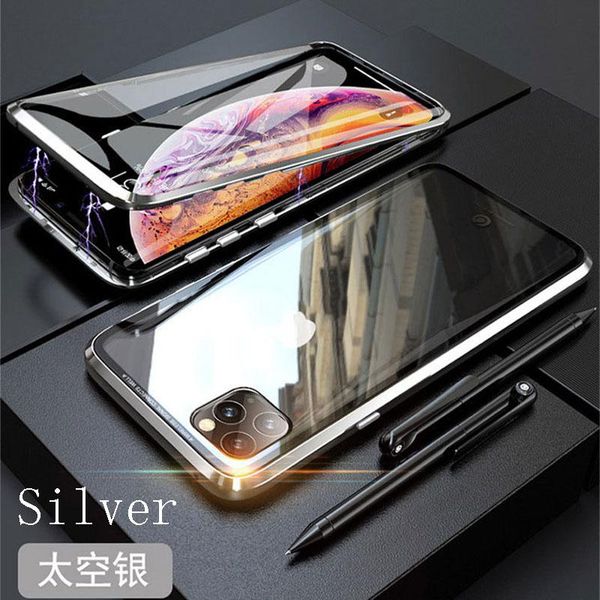 

double side 360 degree magnetic case for iphone 11 11 pro max phone case cover h jllpvp