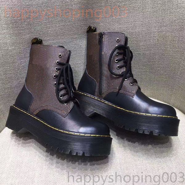 

2020 женщины дрод-д-р мартинс зимние пинетки британские ботинки ботинки мартены черный белый 100% натуральные кожи на шнуровке на шнуровке, Black