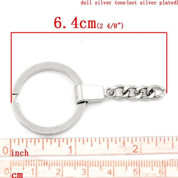 

chains & key rings dull silver color doreenbeads 6.2cm x3cm(2 4/8\ss4o