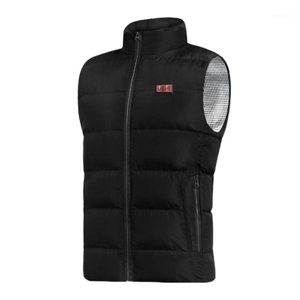 

outdoor t-shirts winter usbheating vest washable usb charging heating cloth warmer electric warm thermal men jacket women control q8o91, Gray;blue