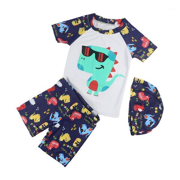 

ins south korean baby split children's swimwear height: 75-135 cm small, medium and large boys, seaside beach cap1, White;black