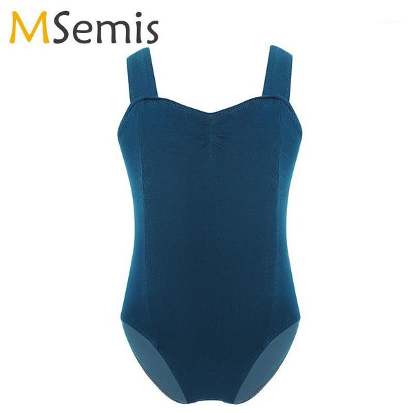 

msemis ballet leotards for girls gymnastics dress camisole bodysuits stretchy sleeveless pinched-front dance leotard ballet kids1, Black;red