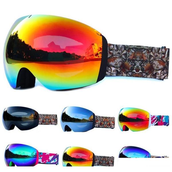 

ski goggles double layers anti-fog big ski mask glasses skiing men women snow snowboarad goggles