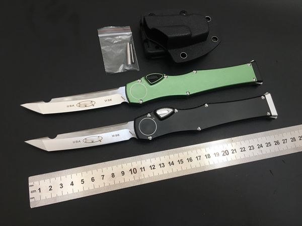 

microt automatic knife hal vi elmax blade (4.6" satin)150-4 single action knives tactical knife edc survival gear pocket knives