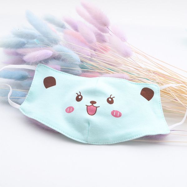 

kids anti-pollution masks boy girl cartoon mouth face masks kids anti-dust breathable earloop washable reusable cotton mask wholesale
