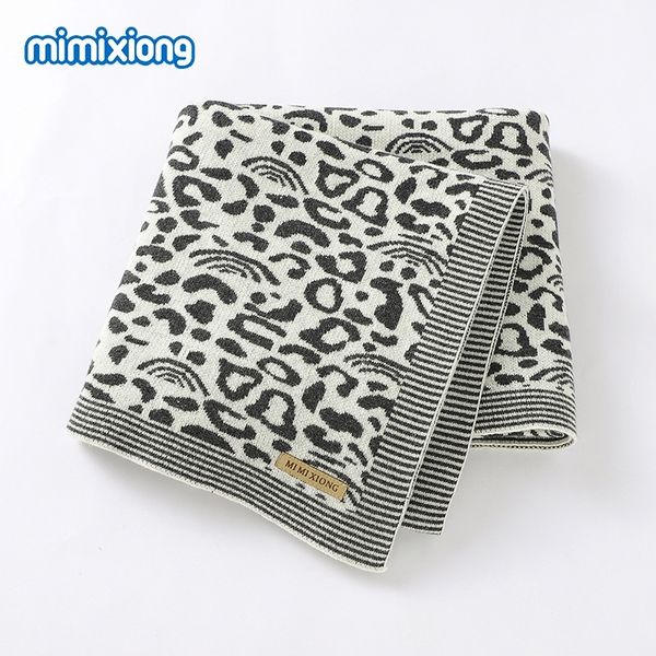 

baby blankets newborn super soft swaddle wrap 100*80cm knitted infantil bebes stroller bedding sleeping covers children quilts y201009