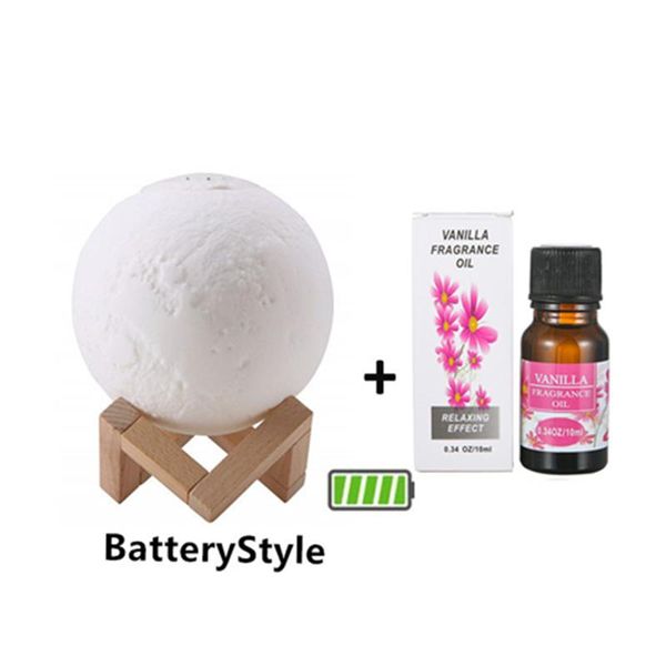 

воздушный увлажнитель аромат диффузор 880 мл 3d лунный свет лампы с 10 мл эфирного масла usb usb ультразвуковой ночь прохладный очиститель т