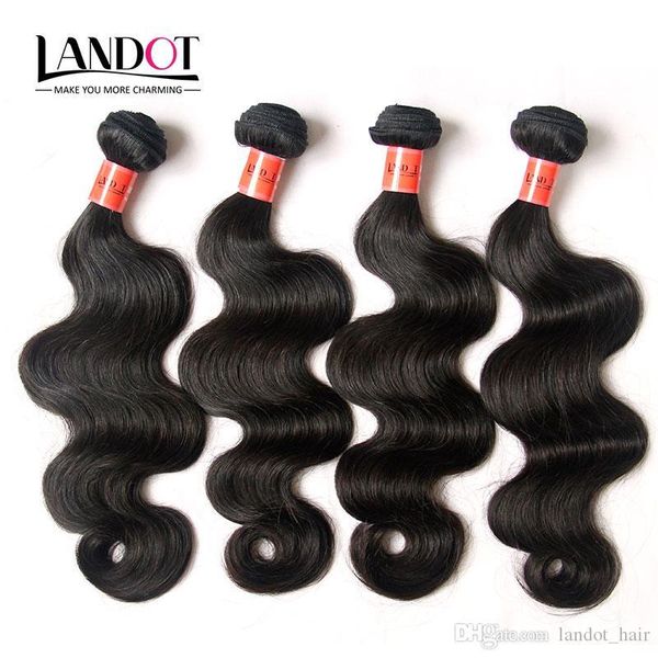 

brazilian virgin hair weave body wave 8"-36" 9a brazilian human hair weave 4 bundles unprocessed brazillian wavy hair, Black