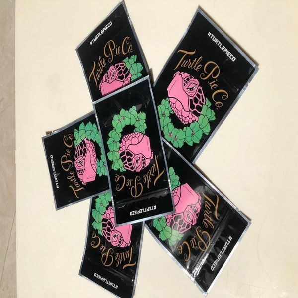 

turtle pie resealable zipper storage bags zipper packaging 3.5-7g childproof edibles pouch retail packaging bags wmtkkv qpseller