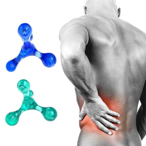 

mini body massager manual balance four balls portable travel massager trigger point arm back relaxation eliminate oedema health
