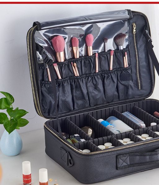 

bag men's new standard ha-1806 embroidered casual s-5xl sports set size cosmetic ltfmn, Red;black