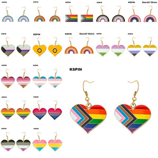 

pansexual pride asexual nonbinary transgender earrings jewelry for women men lovers gift, Silver