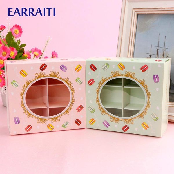 

gift wrap 12pcs macaron box wedding favors candy cake window chocolate cookie packaging paperboard birthday party decoration1