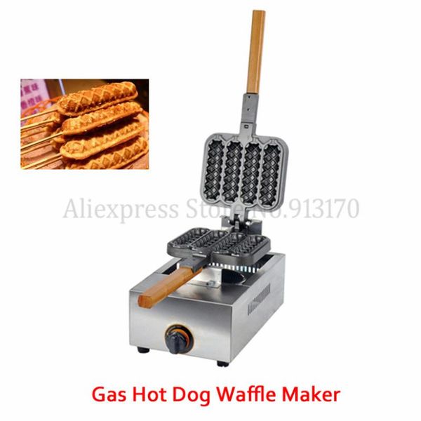 

gas french muffin dog waffle machine 4 latticed molds og waffle maker nonstick cooking surface lpg power
