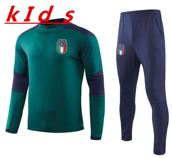 

2020 2021 italy kids training suit 20 21 italian tracksuit insigne verratti marchisio ghiellini kids italy chandal futbol tracksuit, Black
