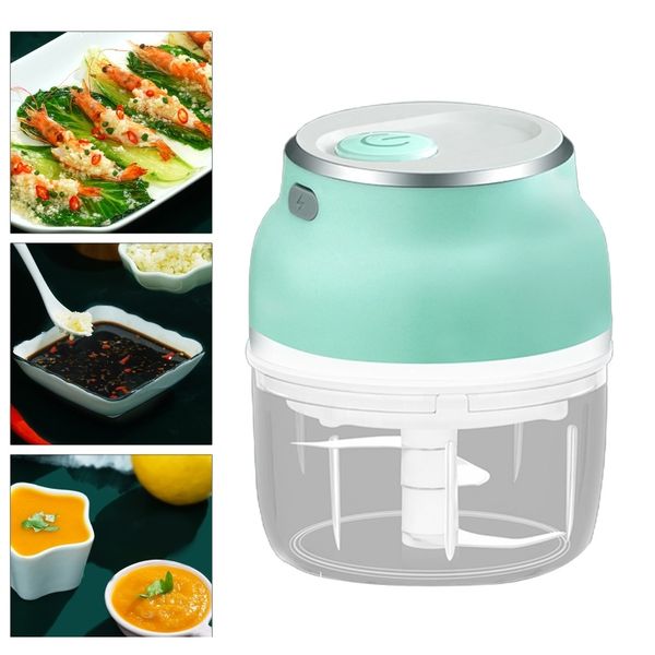 

mini portable electric garlic speedy chopper spiral shredder food processor usb m7df mini portable f bbycvq