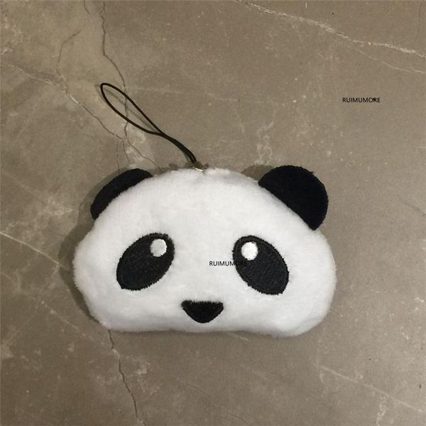 

lovely 6faces new little panda 5cm plush stuffed toy gift key chain pendant decoration doll wmtjju