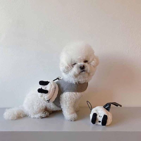 

dog travel & outdoors pet go out picking up poop bag coin purse walking pendant messenger key