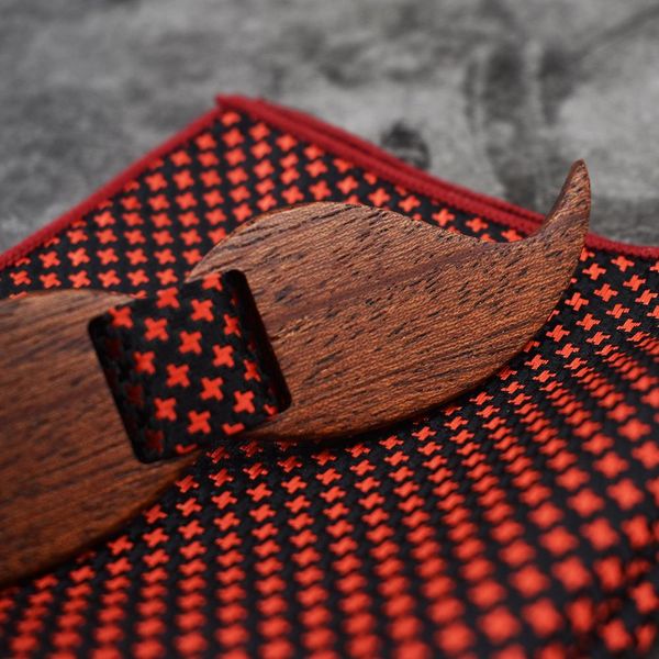 

mens fashion necktie casual wood check cotton plaid flower wooden bow tie paisley skinny ties men small designer cravat q wmtsze, Black;gray