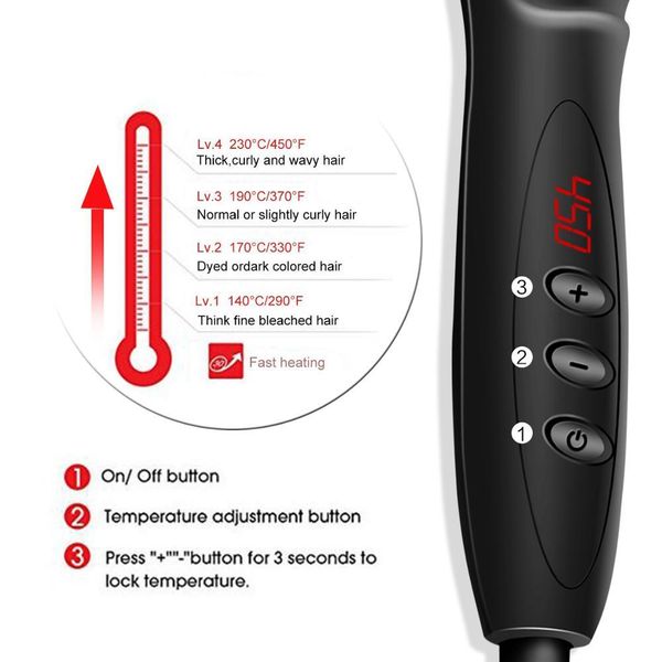 

профессиональный горячий воздушный гребень выпрямитель для волос горячего воздуха