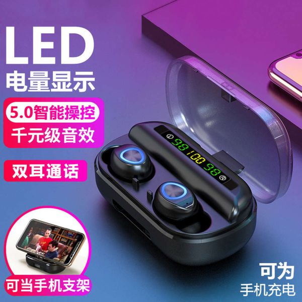 

v10 touch bluetooth headset 5.0 charge display wirels t ear earplug