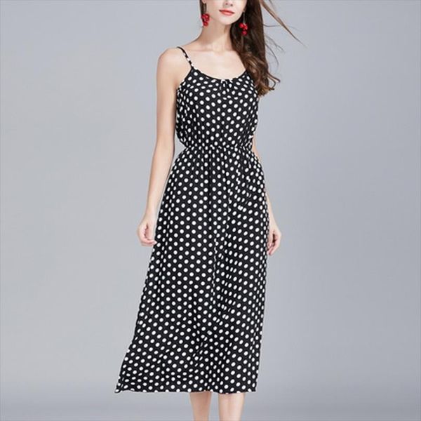 

2020 women summer dress plus size sundress clothing female lady large big vestidos print spliced casua loose black dress, Black;gray