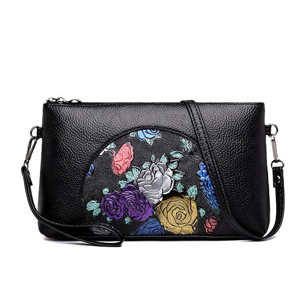 

hbp non-brand bag new portable soft leather women's single shoulder messenger middle aged and old women's mother's sport.0018