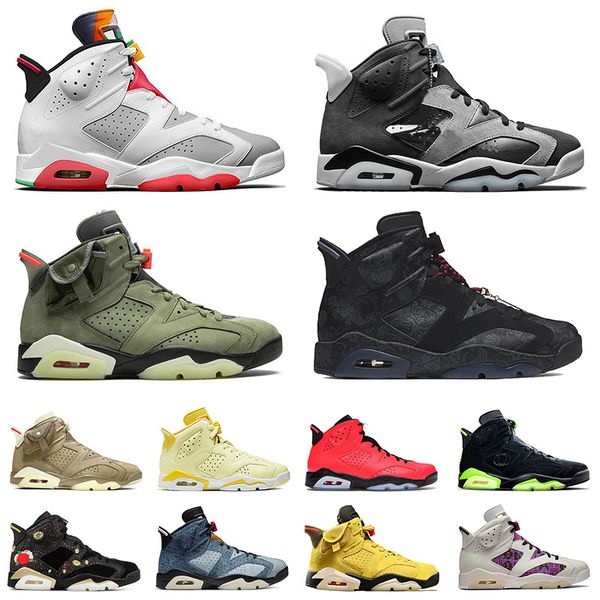 

2021 new jumpman 6 6s men women basketball shoes hare vi cactus jack floral cny denim trainers sports sneakers size 36-47