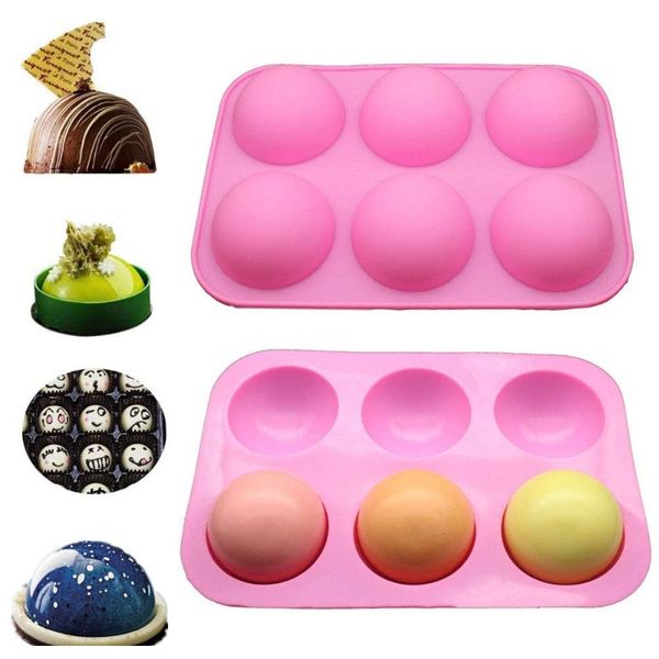 

половина шарика сфера силиконовый торт плесень кекс шоколад печенье выпечки плесень силиконовый торт плесень кекс шоколадное печенье bakin d