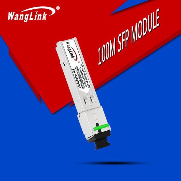 

fiber optic equipment wanglink 100m sfp optical module smf 100km sc transceiver
