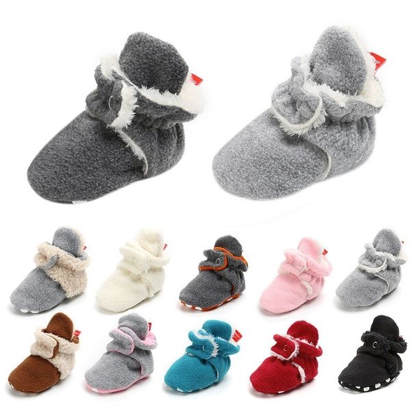 

baby winter snow boots warm baby toddler shoes soft bottom baby shoes toddler girl shoes lj201104, Black;grey