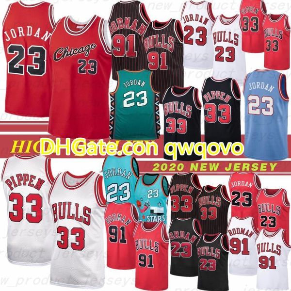 

retro michael 23 basketball jersey scottie rodman pippen ncaa 23 michael 91rodman 33pippen top, Black;red
