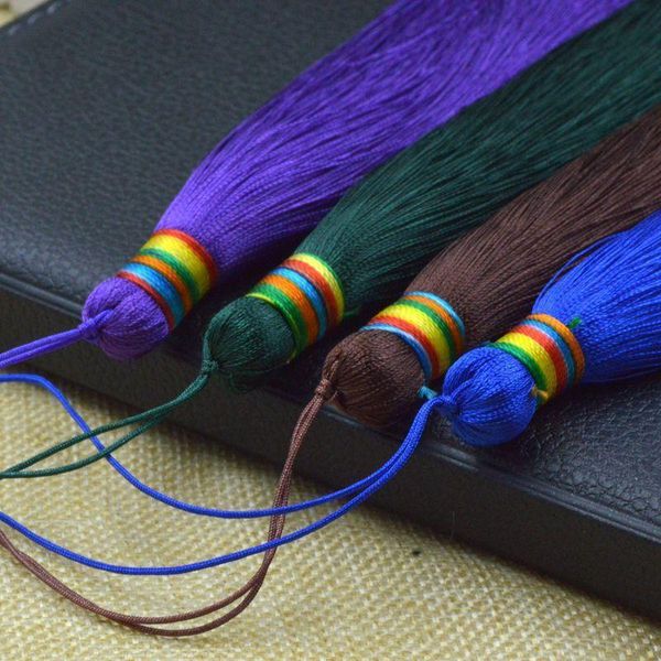 

3pcs new style long braid tassel home textile curtain clothing pendant tassels diy jewelry making charms pendants craft tassels h sqceno