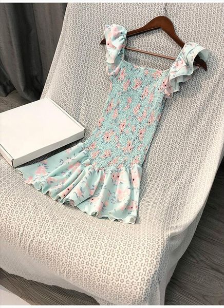 

womens dresses 2020 floral print sleeveless slim women a line dress drop shipping good quality, Black;gray