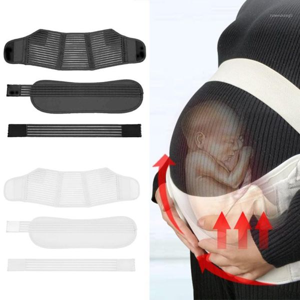 

maternity belly bands belt pregnancy antenatal bandage belly band back support belt abdominal binder for pregnant women, Black;gray