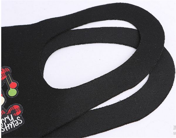 

i4bgchristmas face mask reusable washable adults dhl black masks facemask xmas tree santa clause elk snowman cartoon m