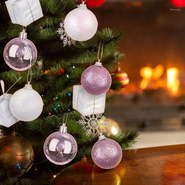 

35pcs/set glitter christmas tree ball baubles colorful xmas party home garden christmas decoration supplies #m2g1