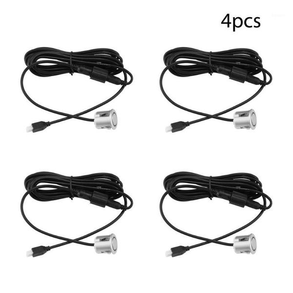 

car rear view cameras& parking sensors 4 pcs sensor set buzzer 19mm reverse backup sound alert indicator probe system 12v accessories1