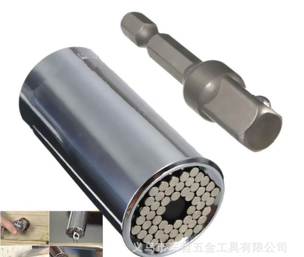 

special offer universal socket multifunctional socket ratchet household machine wrench electric drill supporting wholesale 7-19mm tools