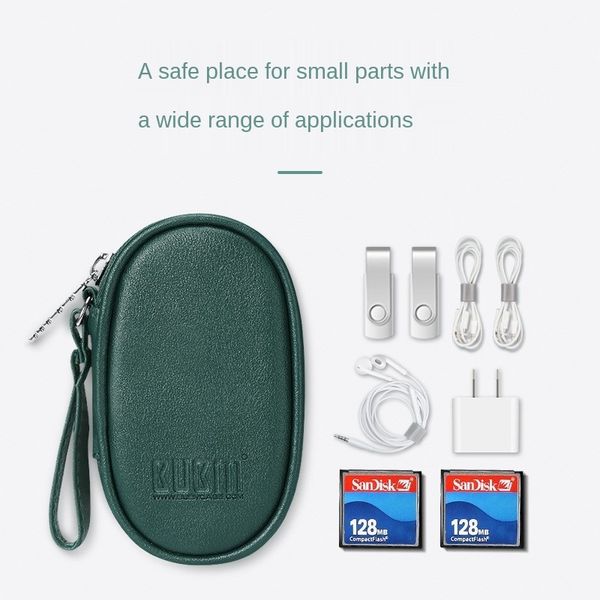 

popular creative portable waterproof headset data cable storage bag u disk mini headset storage box ing