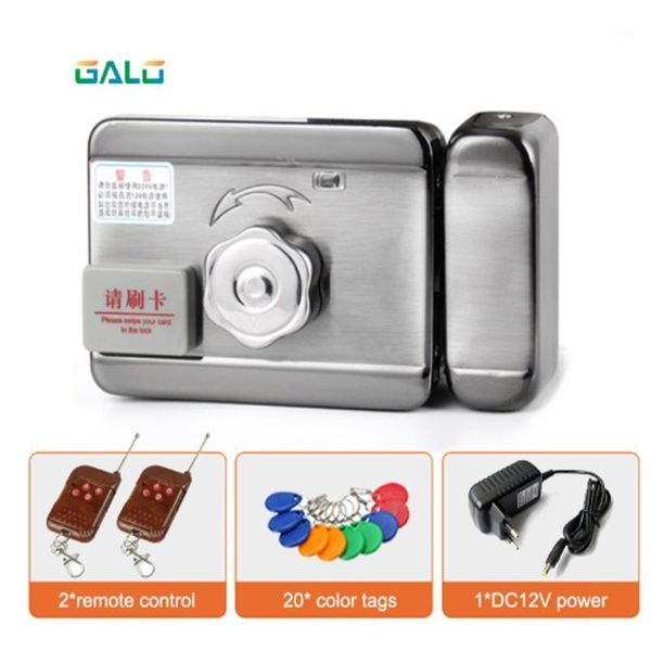 

fingerprint access control smart id door & gate lock castle electronic integrated rfid rim reader for home1