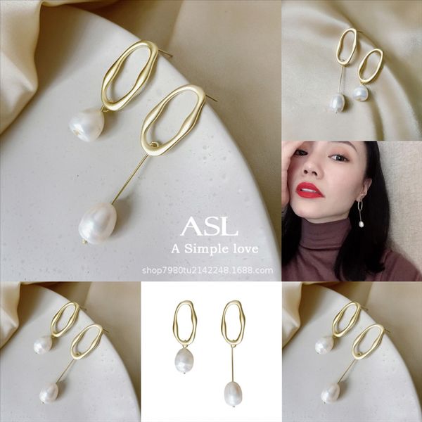 

lvmb sterling silver earrings for women bronze gold plated agate clover earring stud fashion rose earring finding, Golden