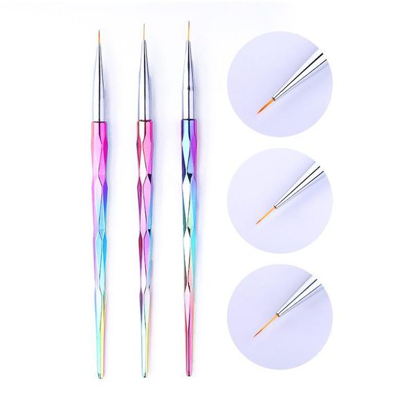 

liner nail brush gradient color drawing pen for uv gel polish flower painting brush auroras handle brush diy nail bbypxa