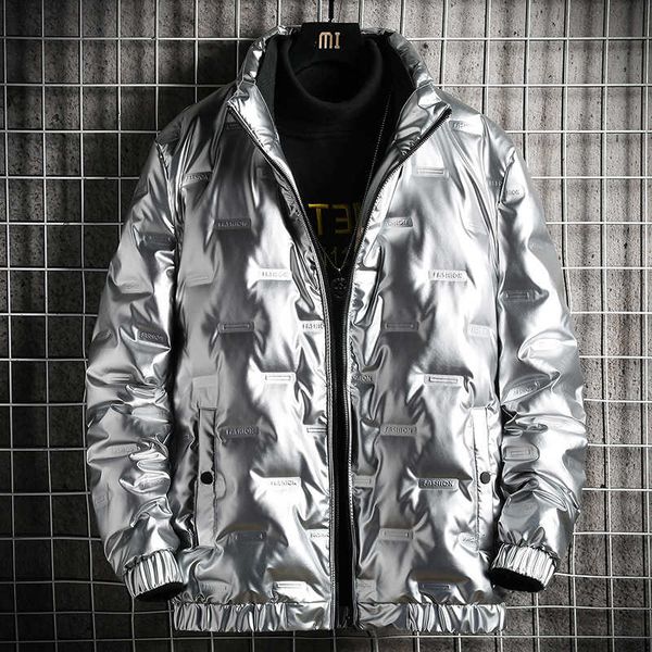 

2020 down trend handsome versatile new winter men's short light jacket, Black;brown